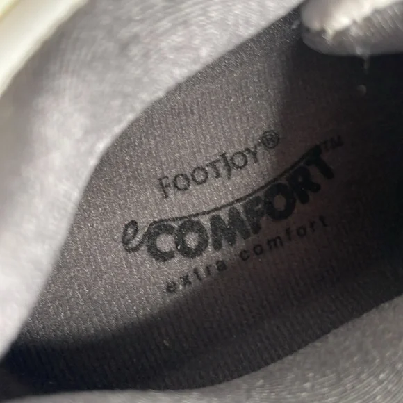 Footjoy ecomfort  98621 womens leather golf shoes with soft cleats in size 7.5 - Picture 5 of 9